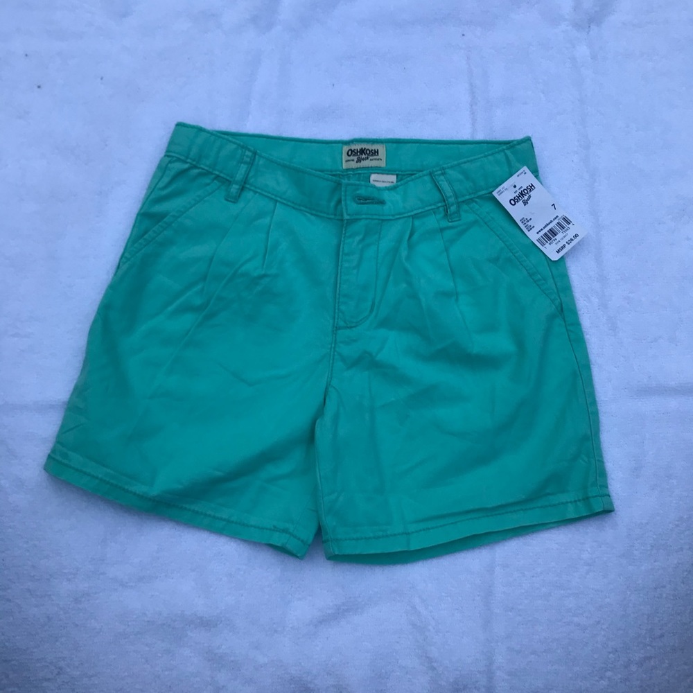Oshkosh b’gosh teal green shorts